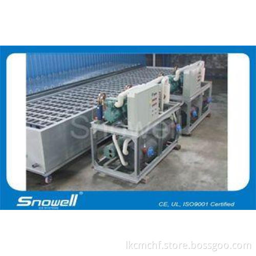 8T/D Commercial Block Ice Machines For Keeping Seafood Fres